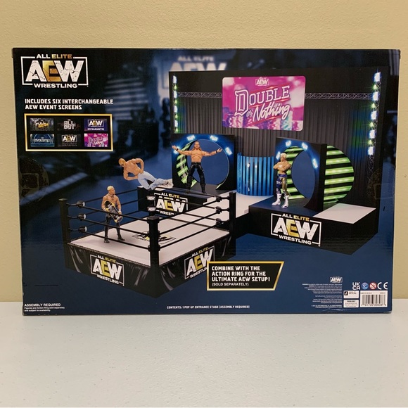 All Elite AEW Wrestling Unrivaled Collection Pop Up Entrance Stage-NIB - Picture 2 of 7